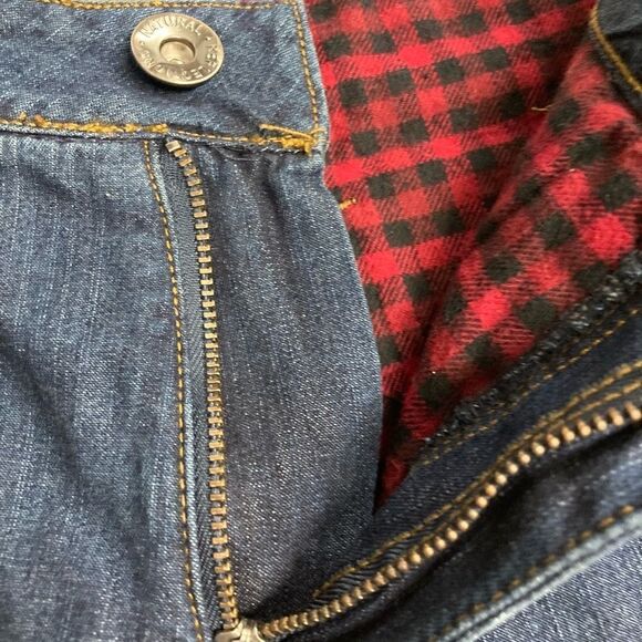 NATURAL REFLECTIONS BASS PRObBlue Women’s Flannel Lined Jeans Sz 10 New - Picture 3 of 12